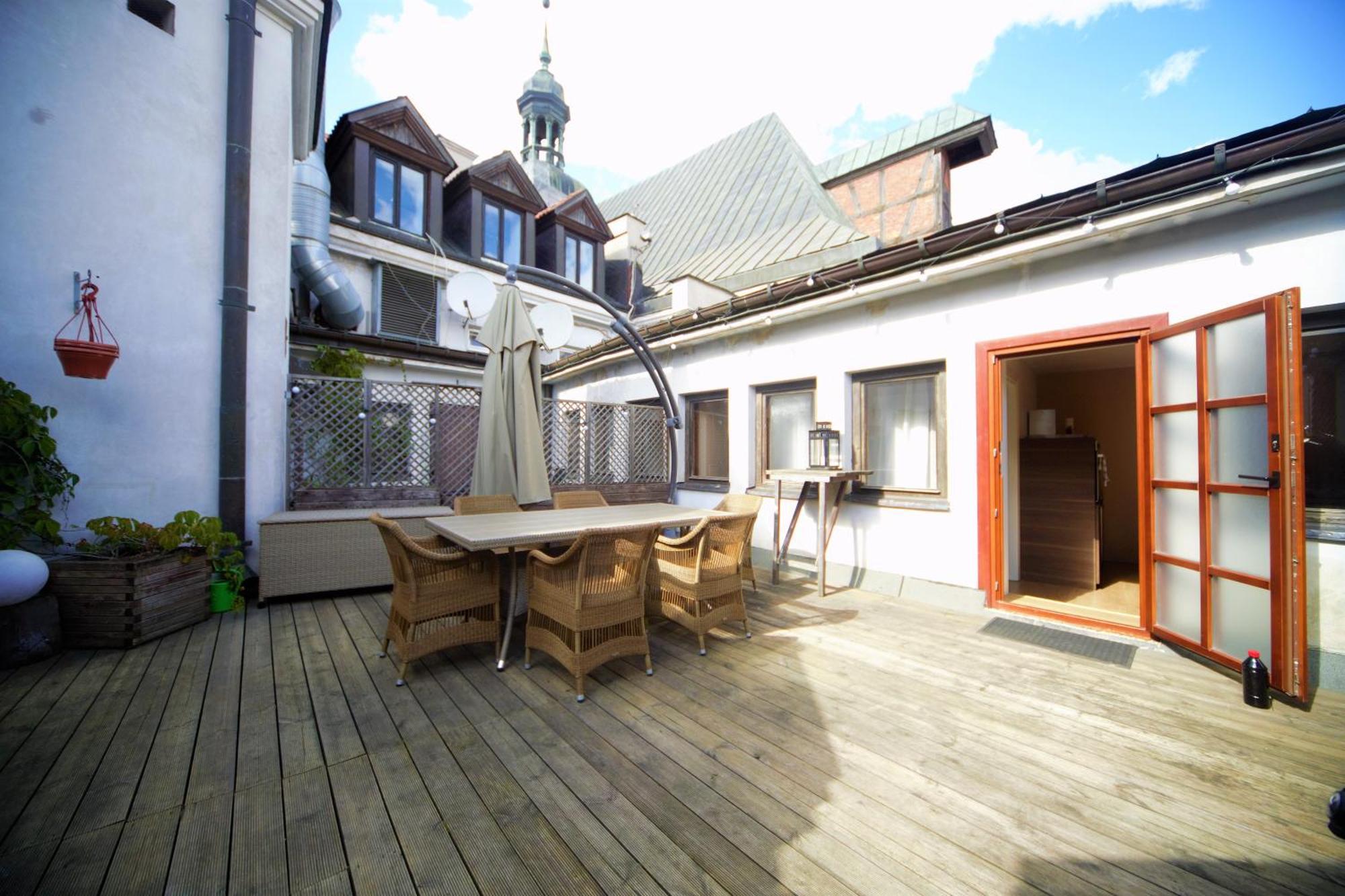 Two Bedroom / Old Town With Private Terrace 里加 外观 照片
